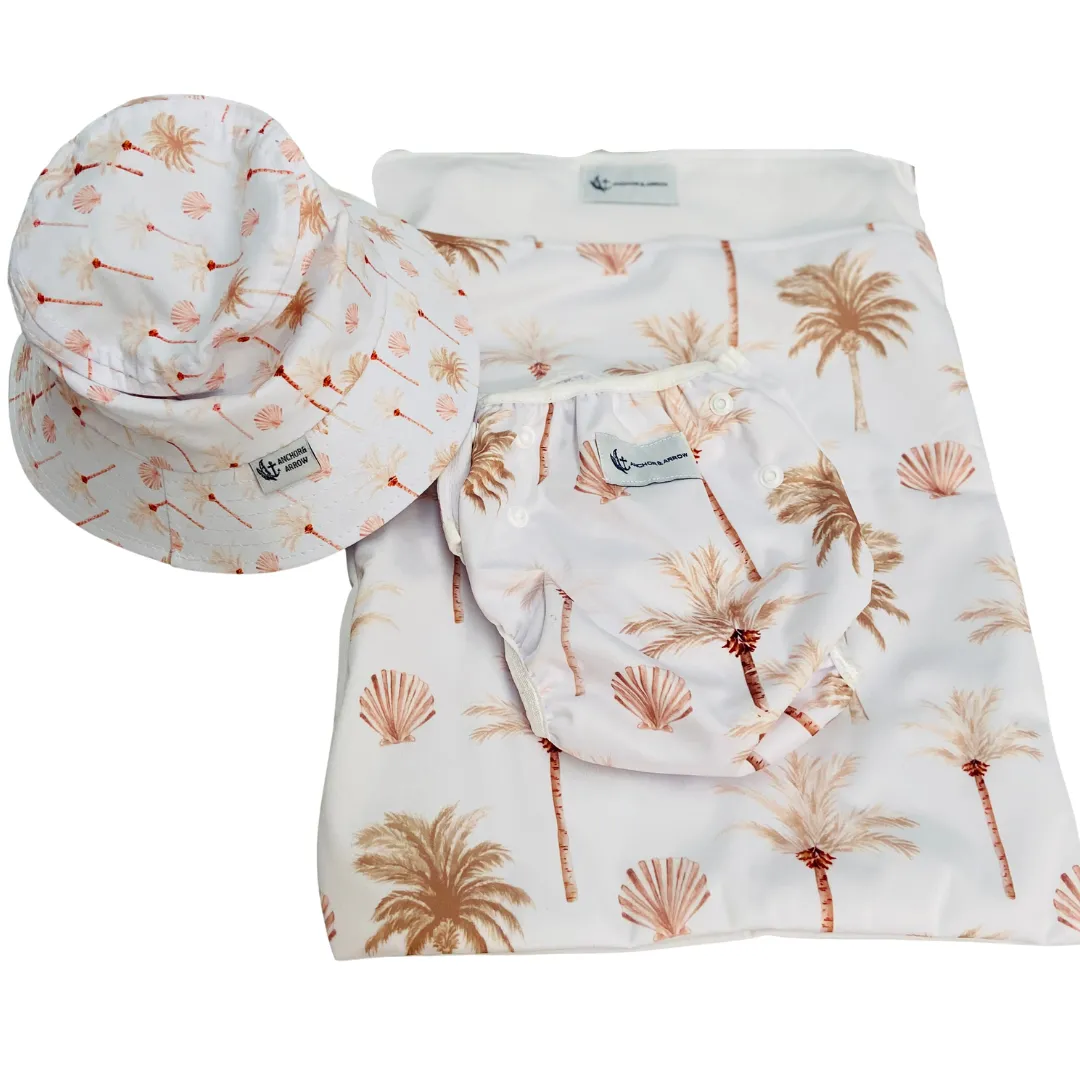 Swim Hat - Summer Palm