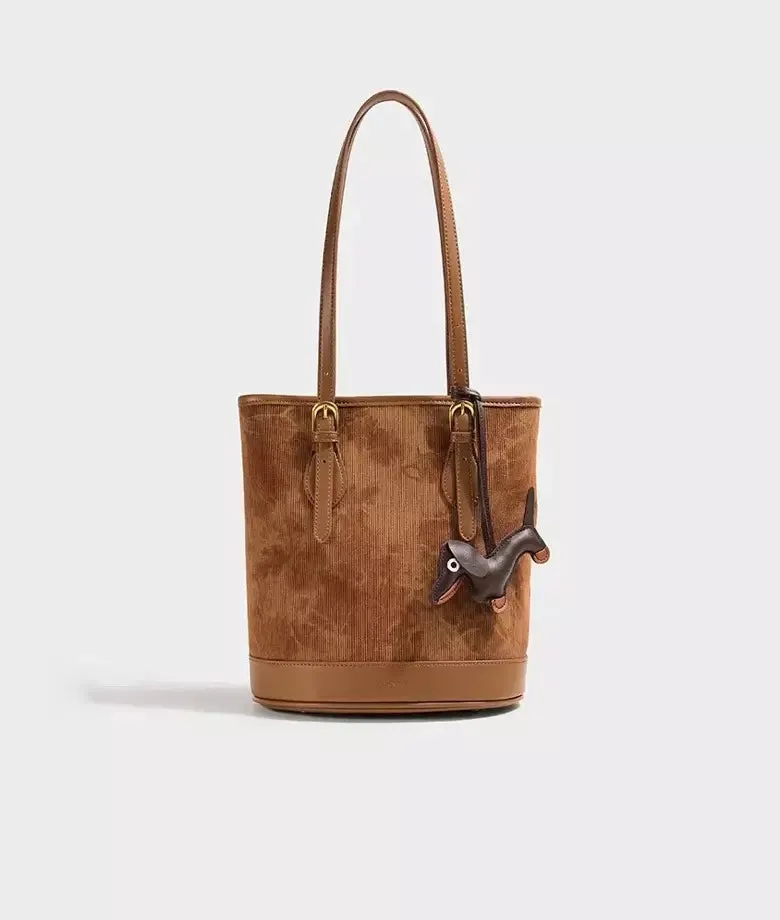 SYCAMORE corduroy bucket tote bag | Autumn Special