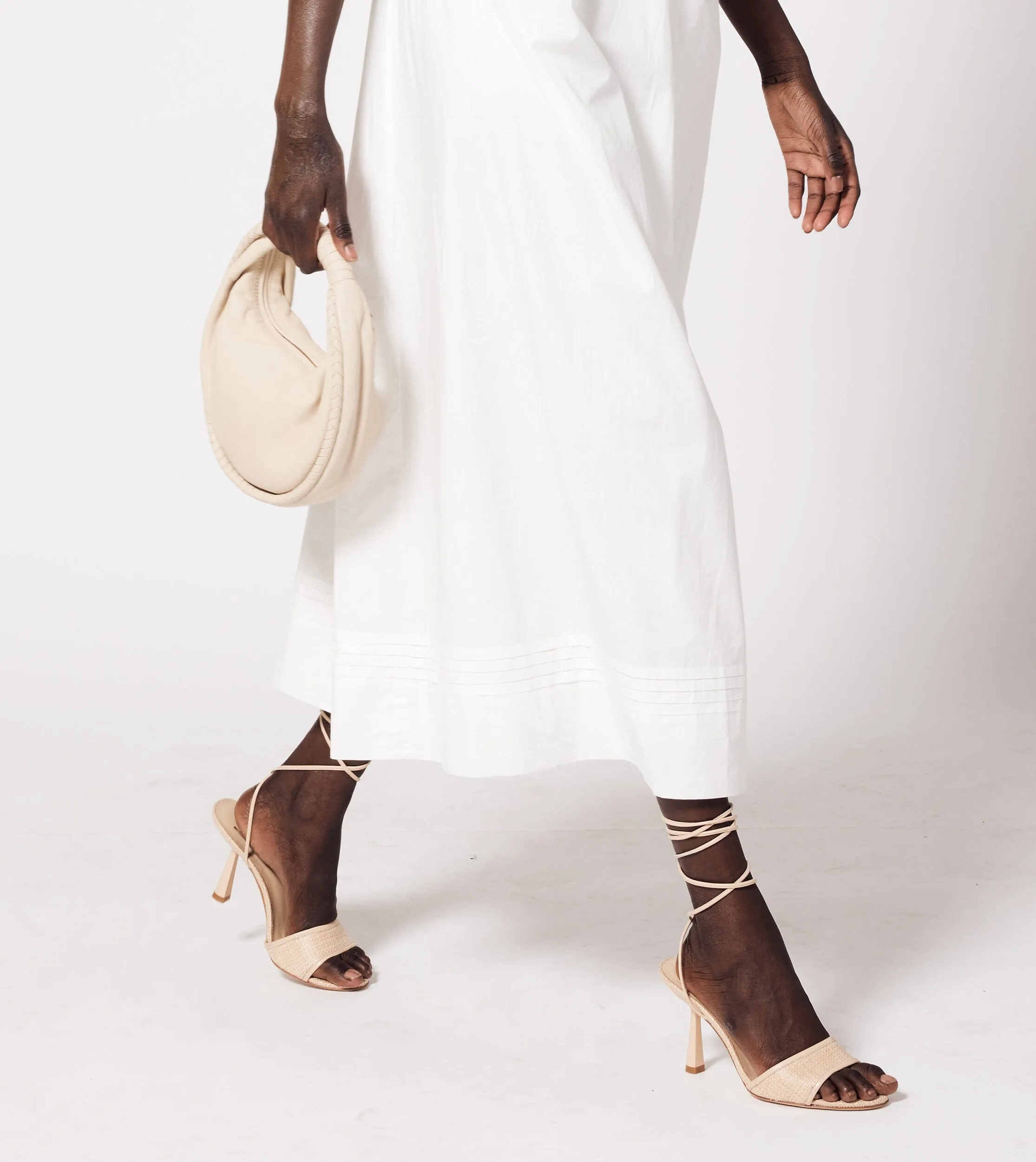 Tamar Mini Hobo Bag | Ivory