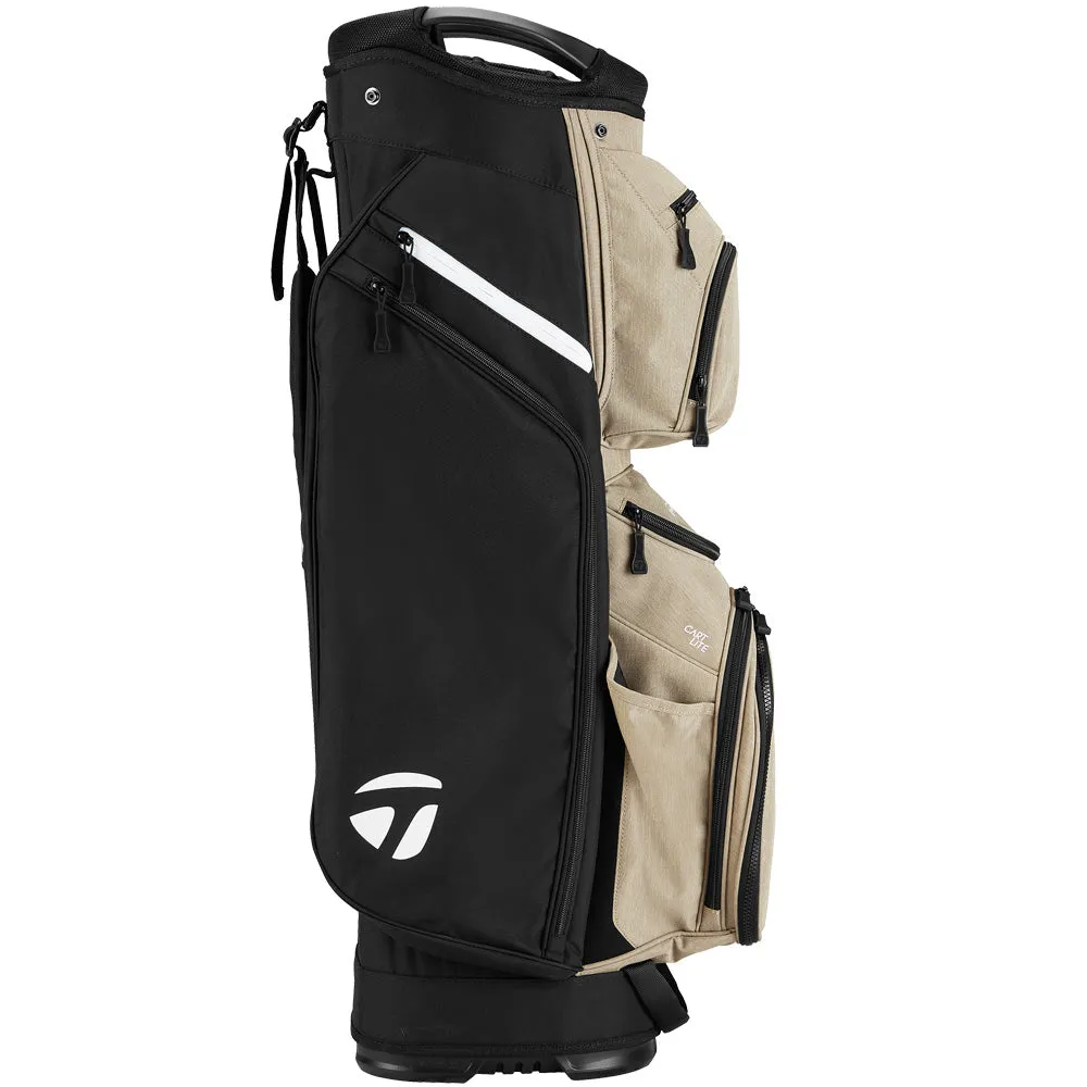 TaylorMade Cart Lite Cart Bag - Black/Tan