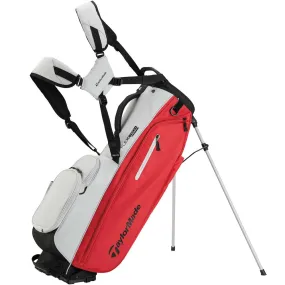 TaylorMade Flextech Stand Bag - Silver/Red