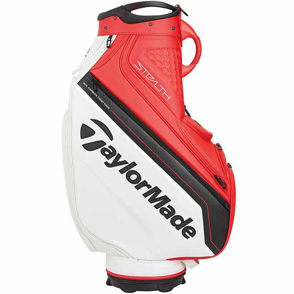 TaylorMade Tour Staff Bag - Red/White/Black