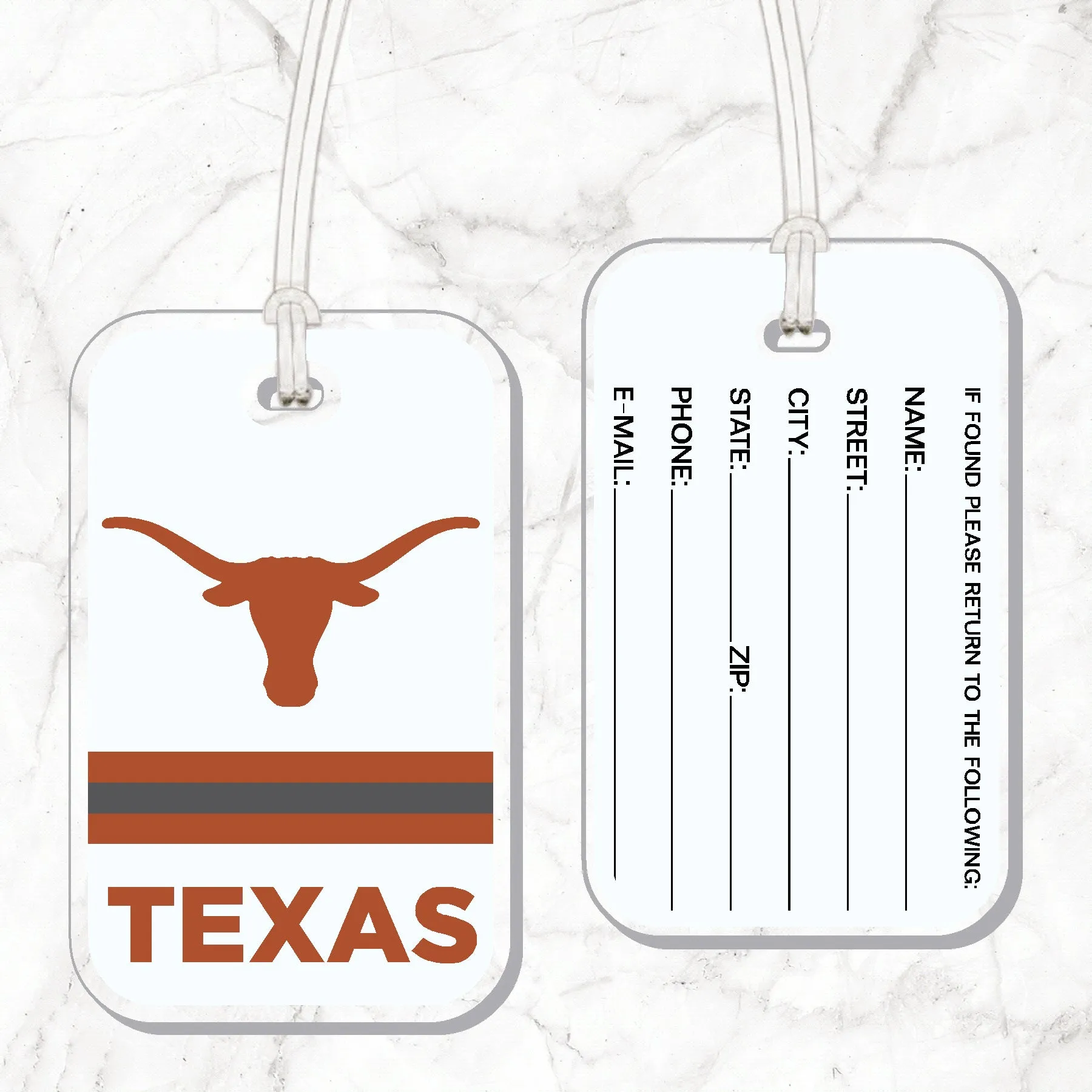 Texas Luggage Tag