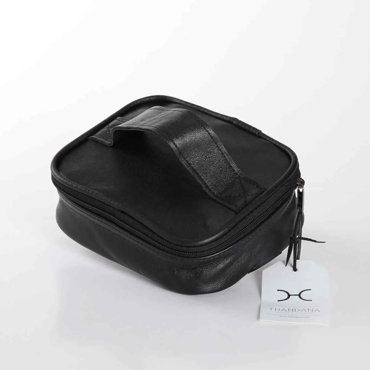 Thandana Leather Single Toiletry Case