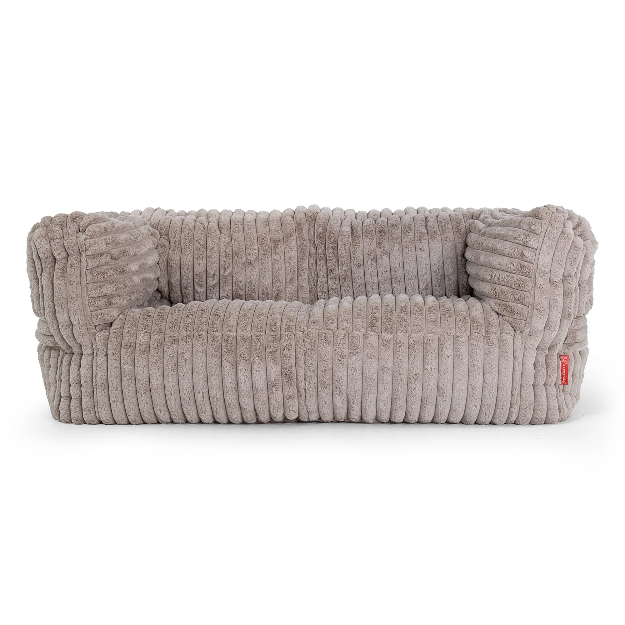 The 2 Seater Albert Sofa Bean Bag - Ultra Plush Cord Minky