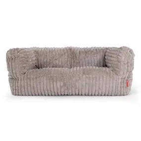 The 2 Seater Albert Sofa Bean Bag - Ultra Plush Cord Minky