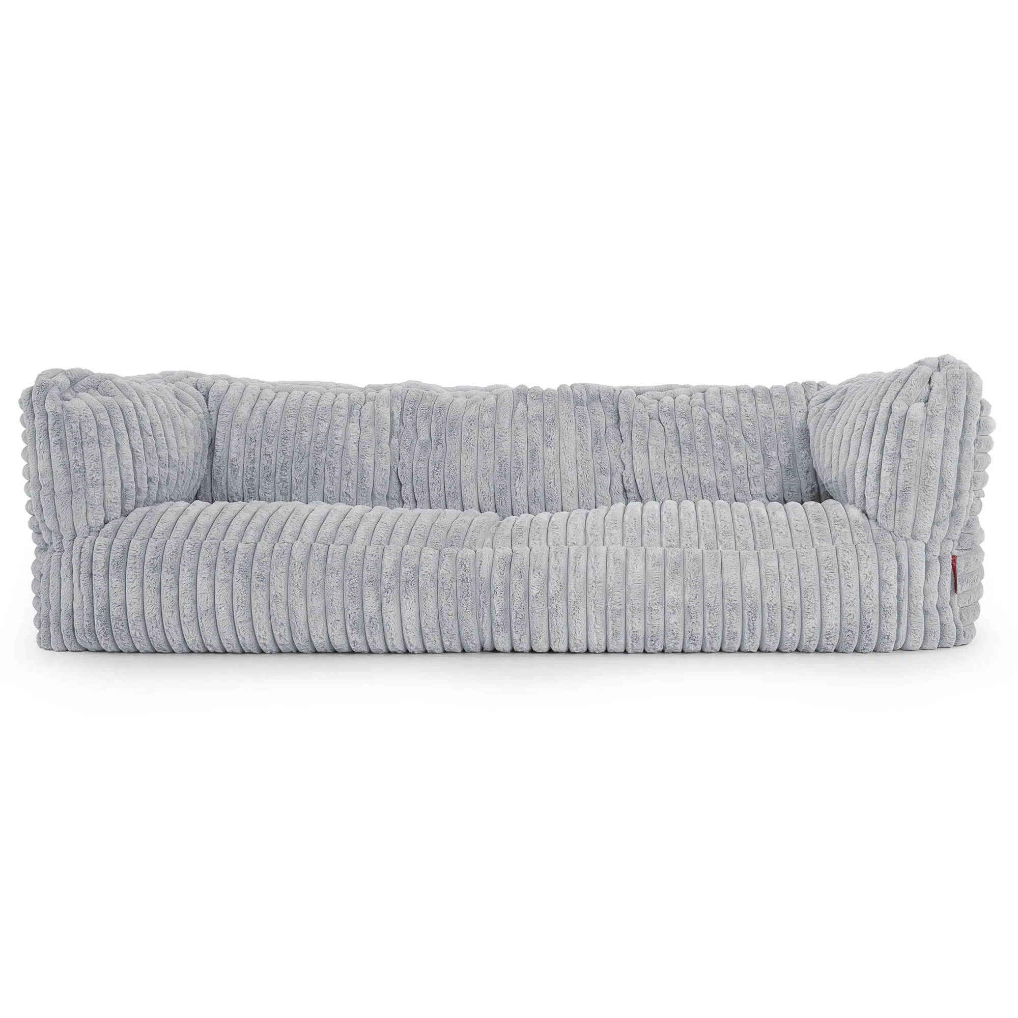 The 3 Seater Albert Sofa Bean Bag - Ultra Plush Cord Duck Egg Blue