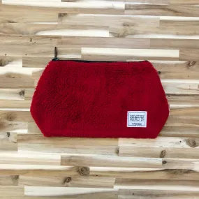 The Fluffy Red ❤️ Large Toiletry   Makeup Bag