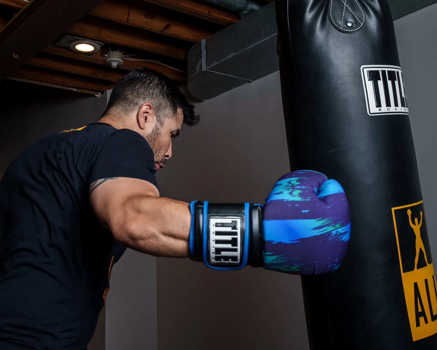 TITLE Boxing Infused Foam Electric Bag Gloves