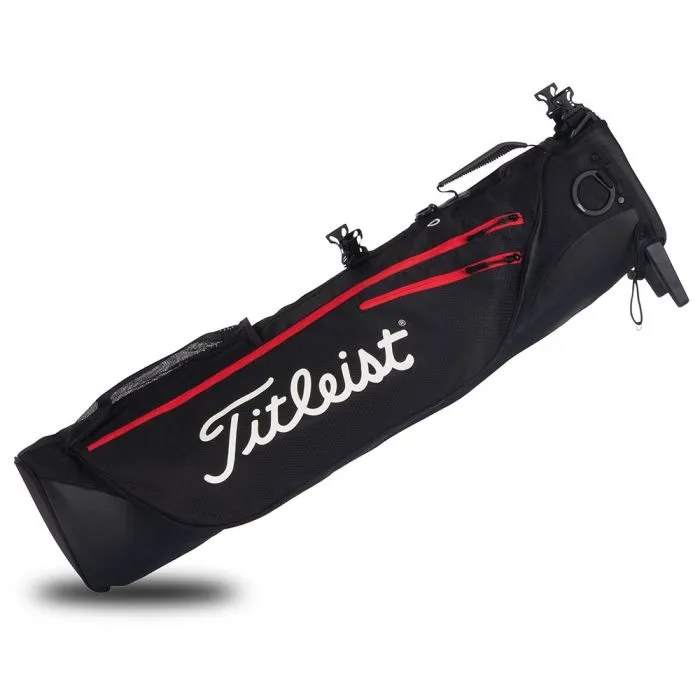 Titleist Premium Carry Pencil Bag - Black/Red