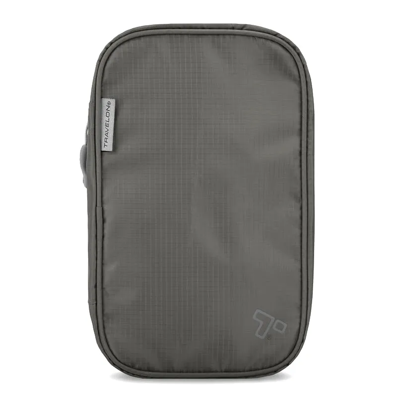 Travelon Compact Hanging Toiletry Bag Charcoal