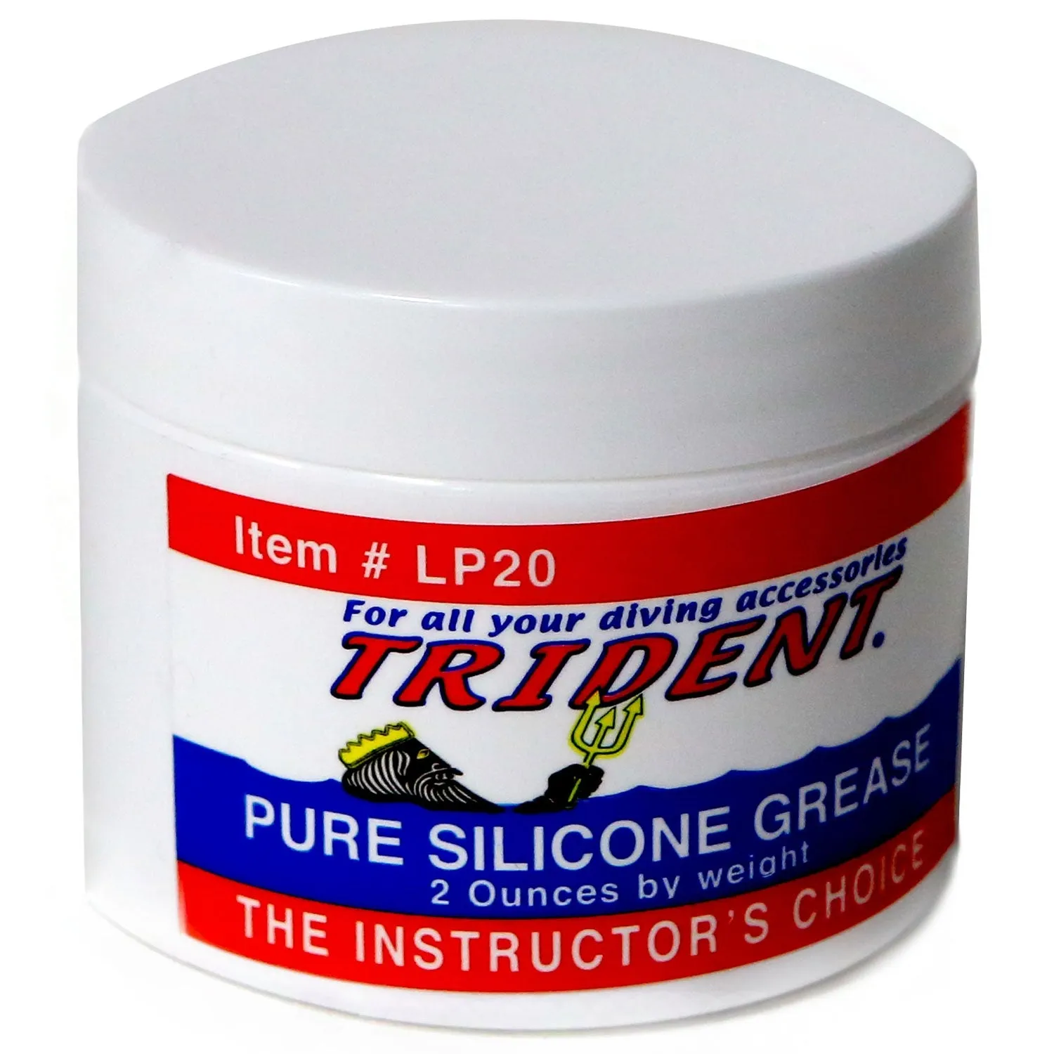 Trident Silicone Grease 100% Pure Lubricant 2 oz Accessory