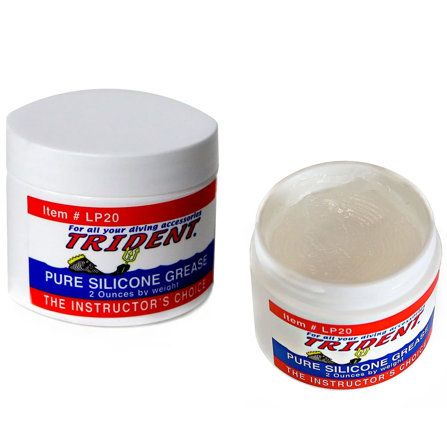 Trident Silicone Grease 100% Pure Lubricant 2 oz Accessory