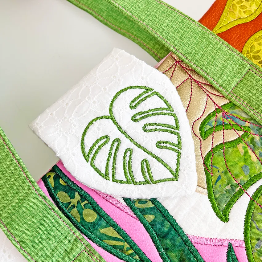 Tropical Leaves Bag