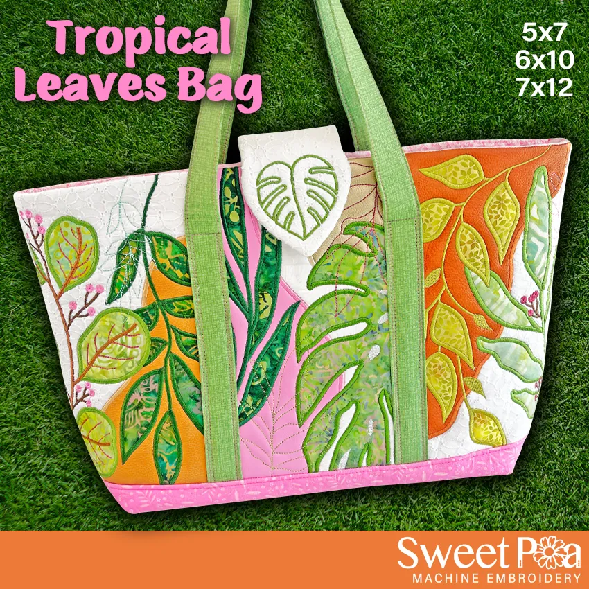 Tropical Leaves Bag