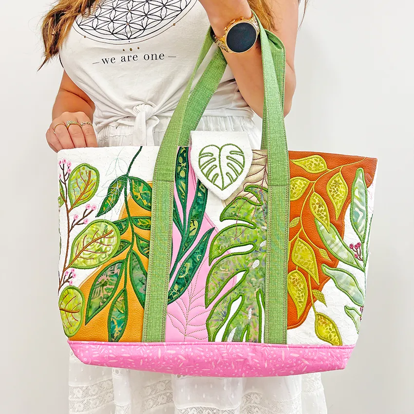 Tropical Leaves Bag