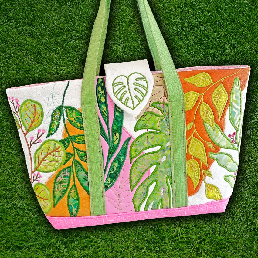 Tropical Leaves Bag