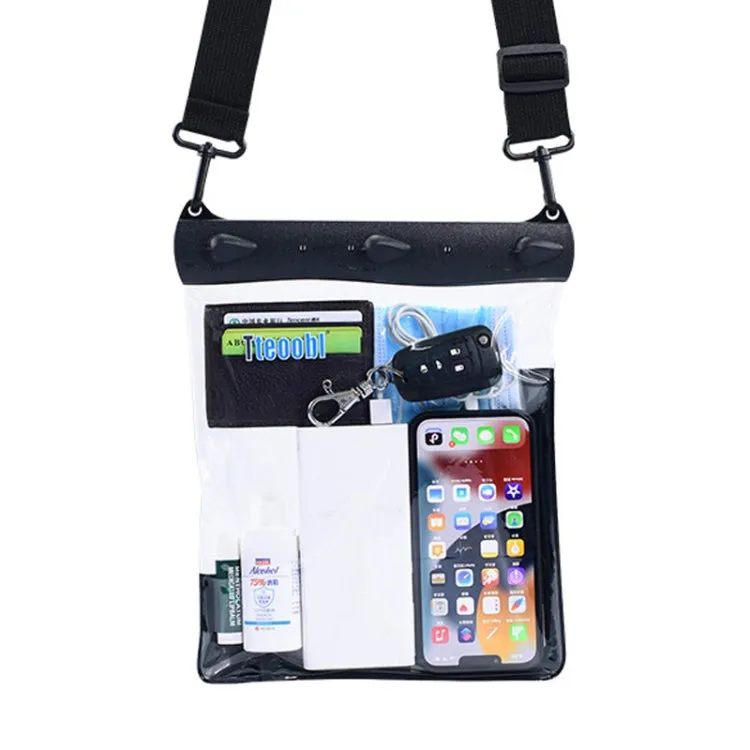 Tteoobl T-019A Sundries Storage Bag Phone Waterproof Shoulder Messenger Bag, Size: One Code(Black)