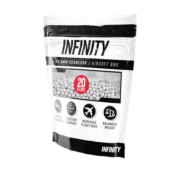 Valken Infinity BIO BBs 1kg Bag - White