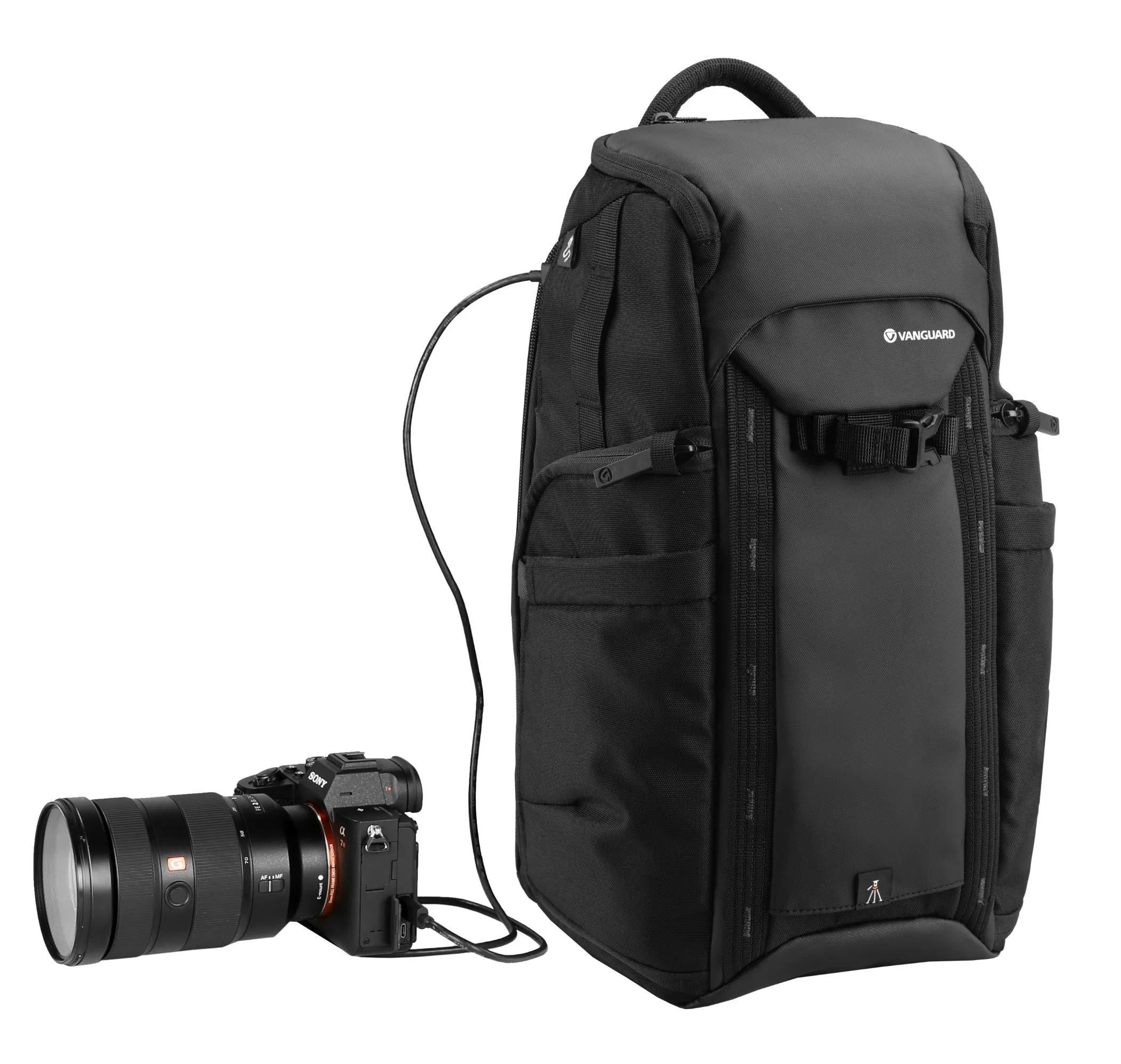 VEO Adaptor R44 Black Camera Backpack w/ USB Port - Rear Access