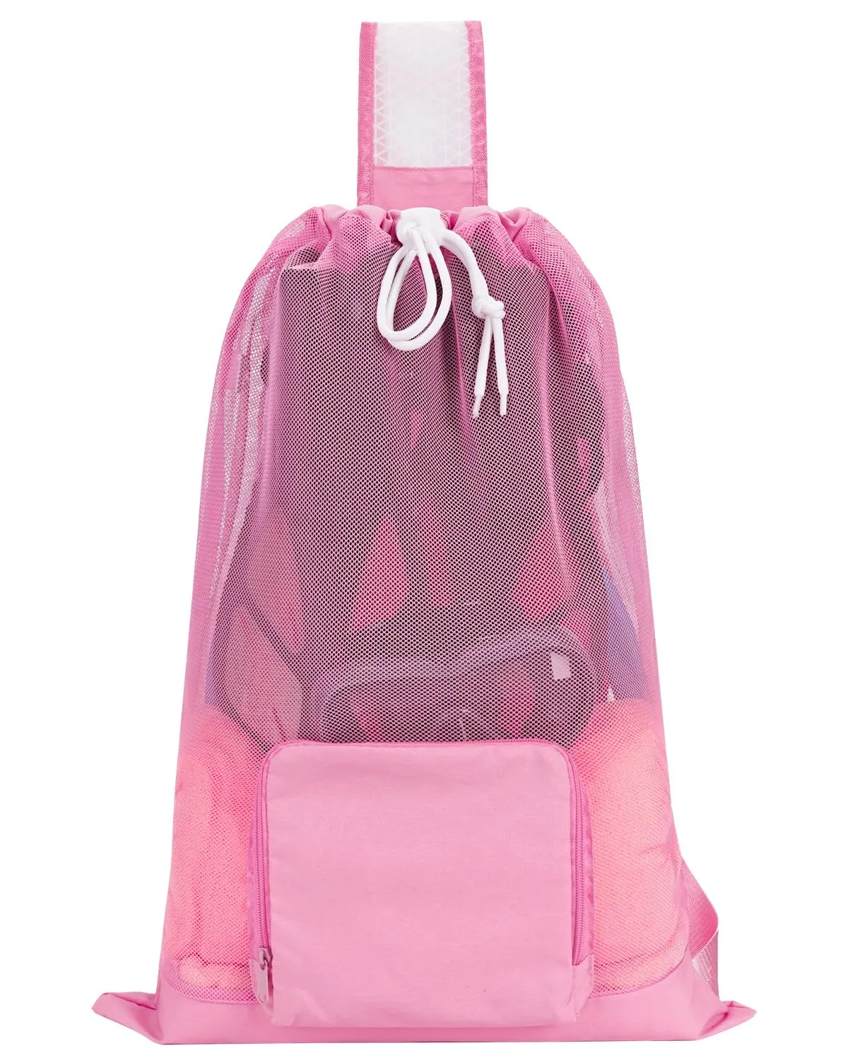 WANDF Foldable Swim Bag Drawstring Bag with Quick-dry Shoulder Strap