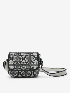 Westside Black Ethnic Pattern Sling Bag