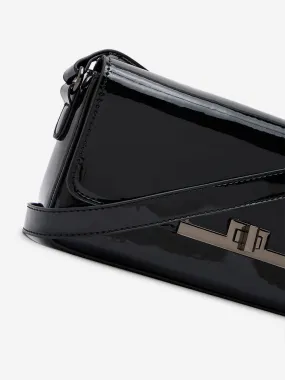 Westside Black Faux-Leather Sling Bag