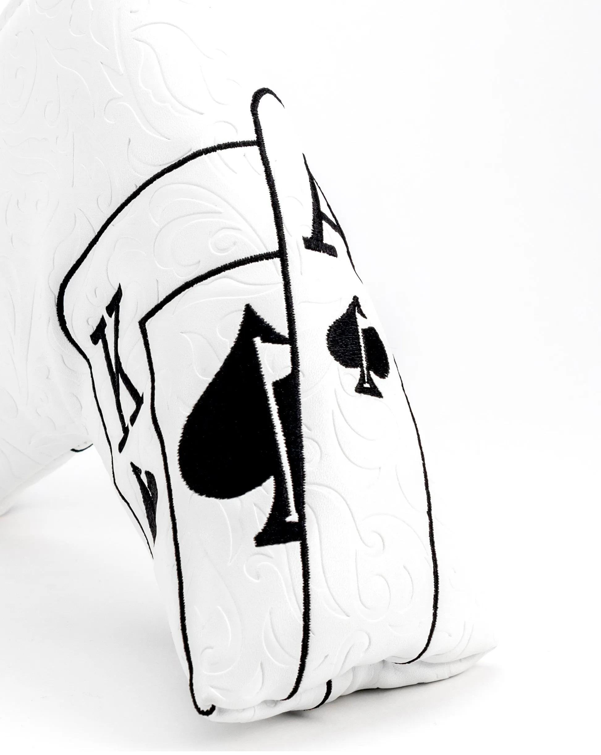 White Out Ace of Spades - Blade Putter Cover