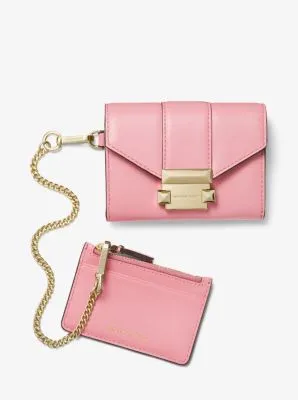 Whitney Small Leather Chain Wallet