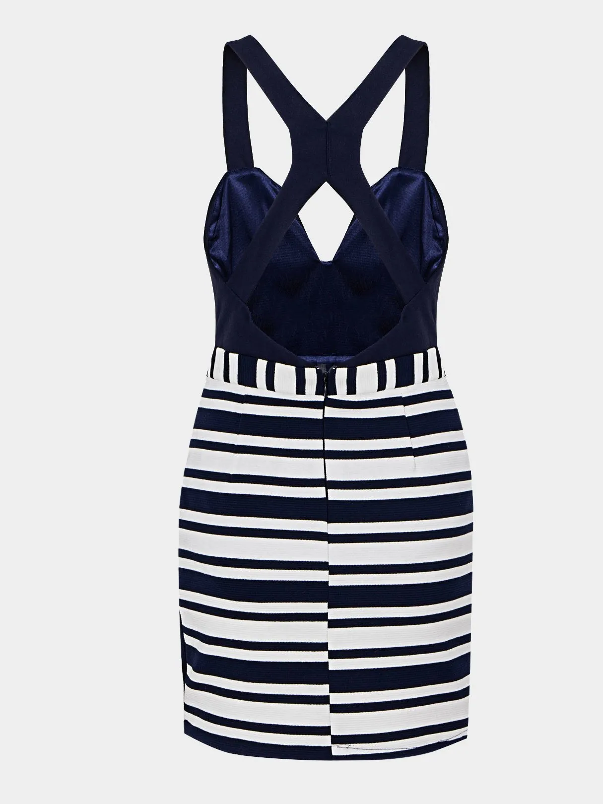 Wholesale Navy Stripe Mini Dresses