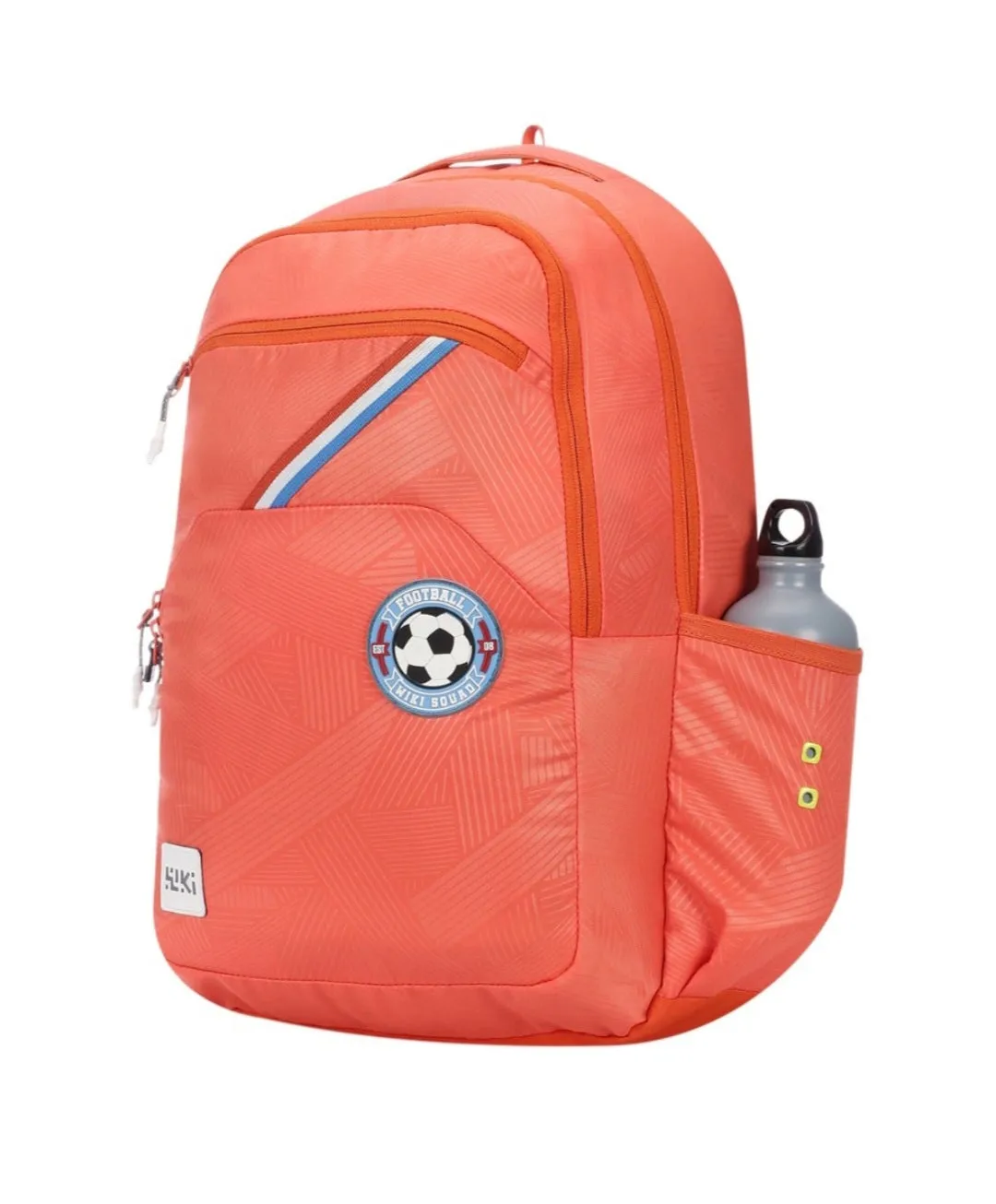 Wildcraft wiki -3 streak orange school backpack | school bag