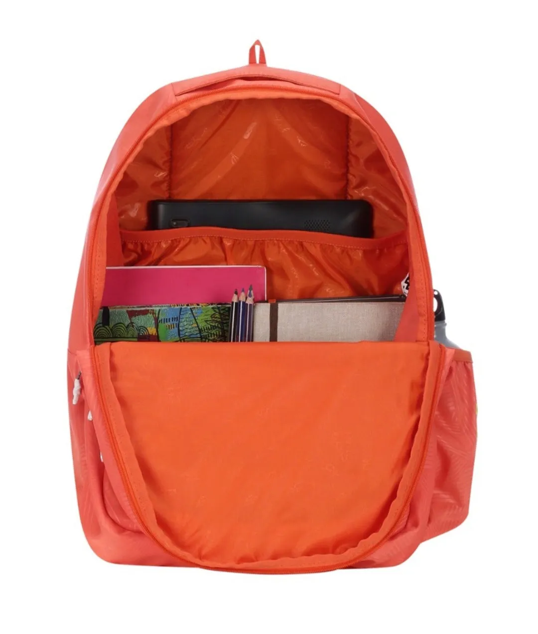 Wildcraft wiki -3 streak orange school backpack | school bag