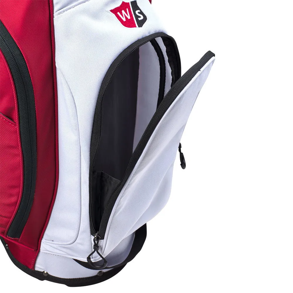 Wilson Exo Lite Stand Bag - Staff Red