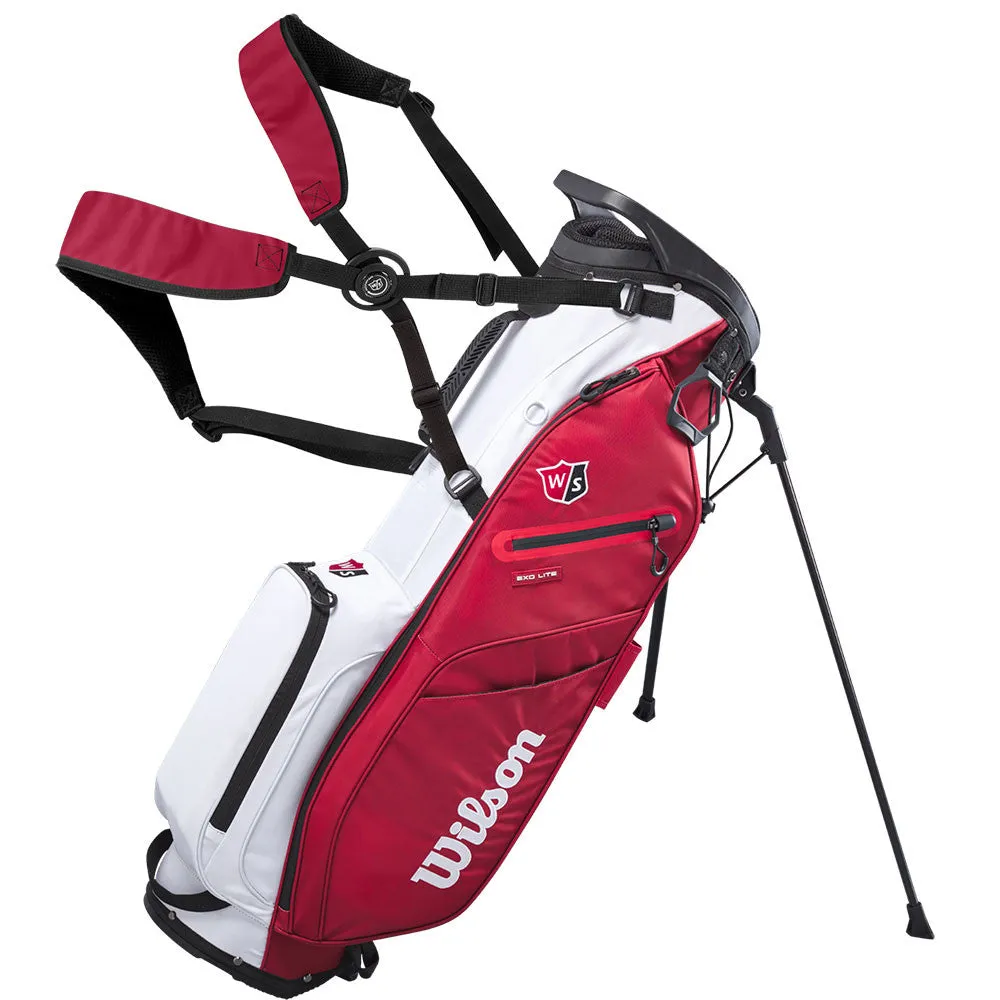 Wilson Exo Lite Stand Bag - Staff Red