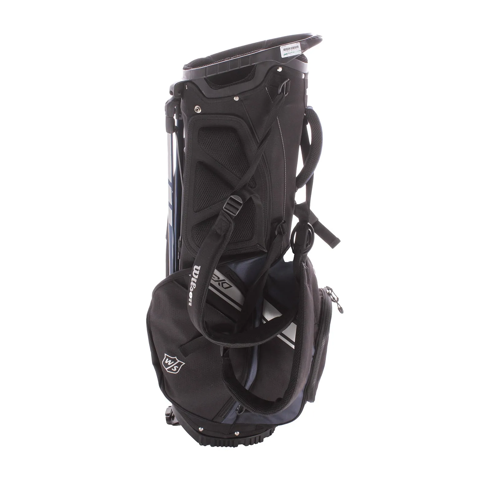 Wilson Second Hand Stand Bag - Black/Blue/Silver