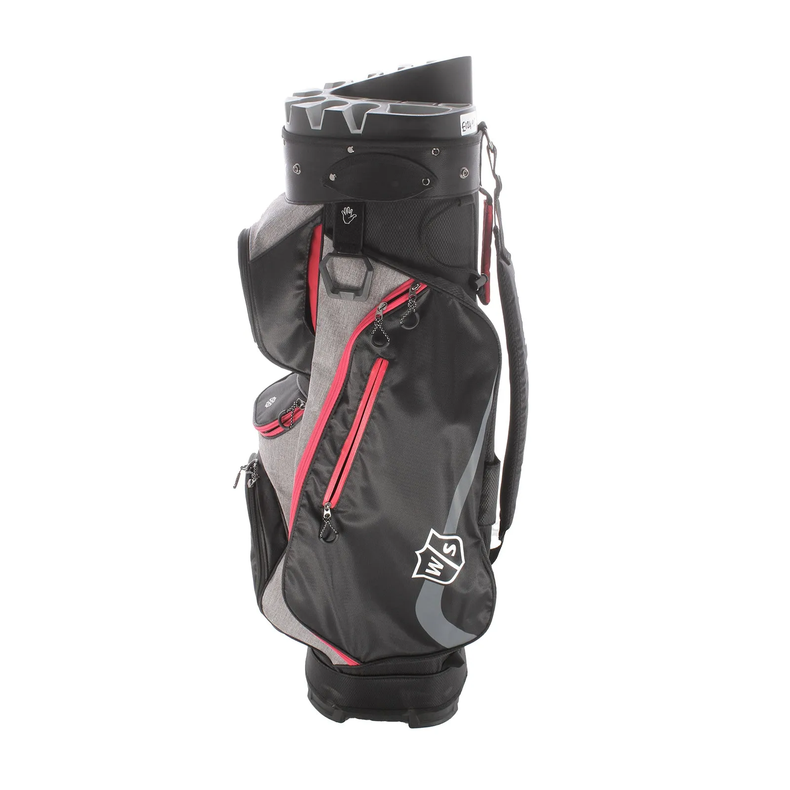 Wilson Staff iLock Cart Bag - Red/Black/Grey