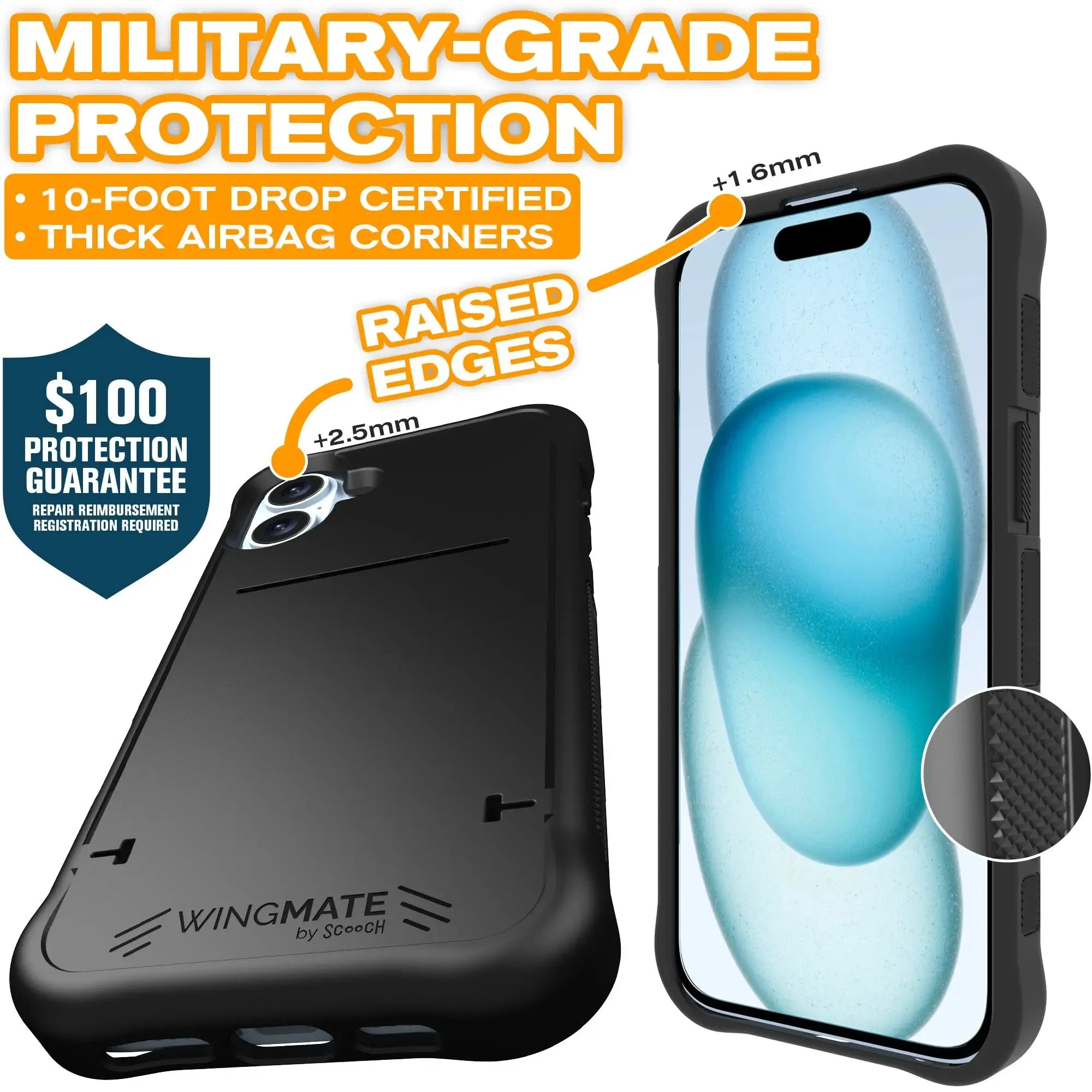 Wingmate Starter Bundle for iPhone 16 Plus