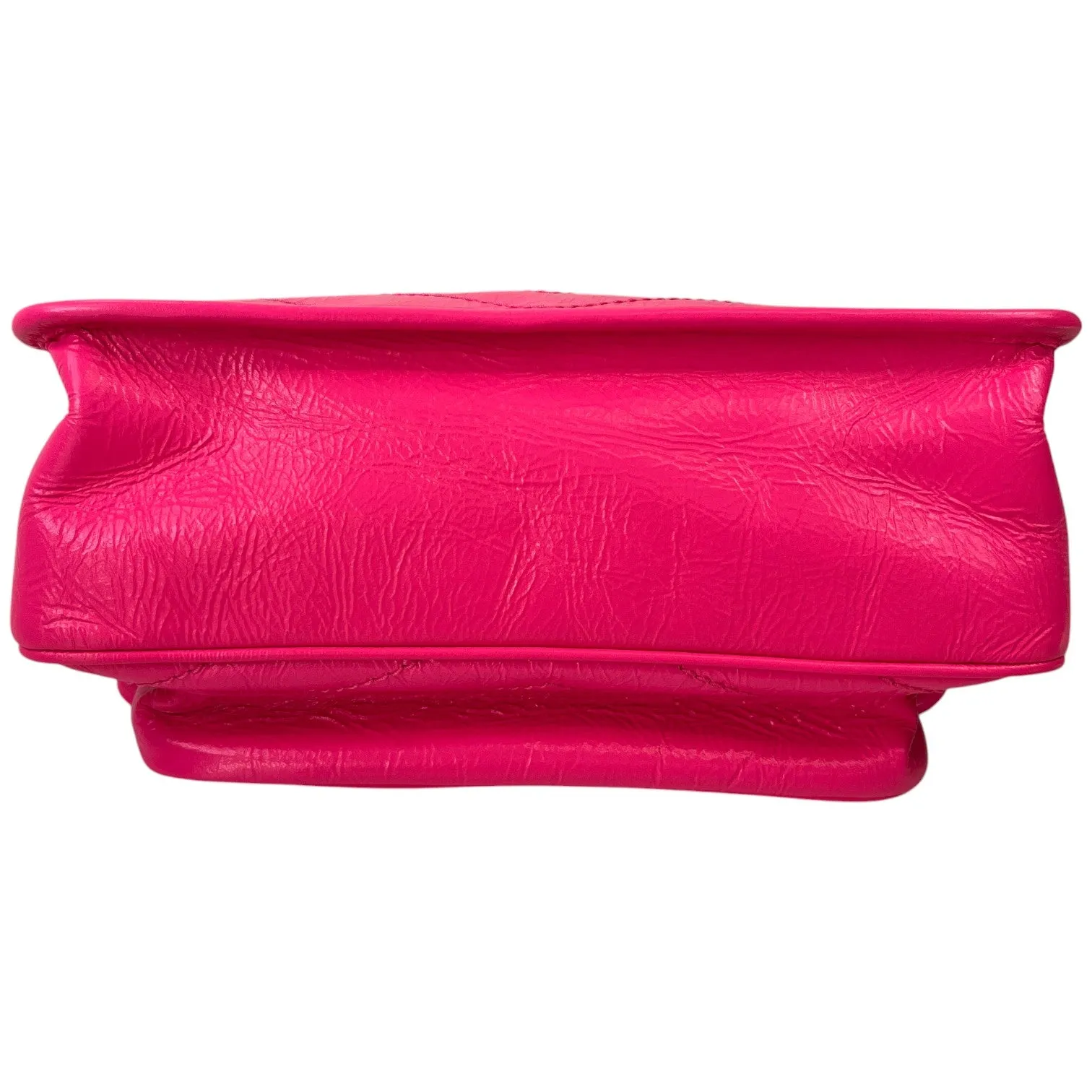 Women's Fluo Nappa Handbag Pink