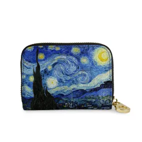 Zippered Armored Wallet Starry Night 81001